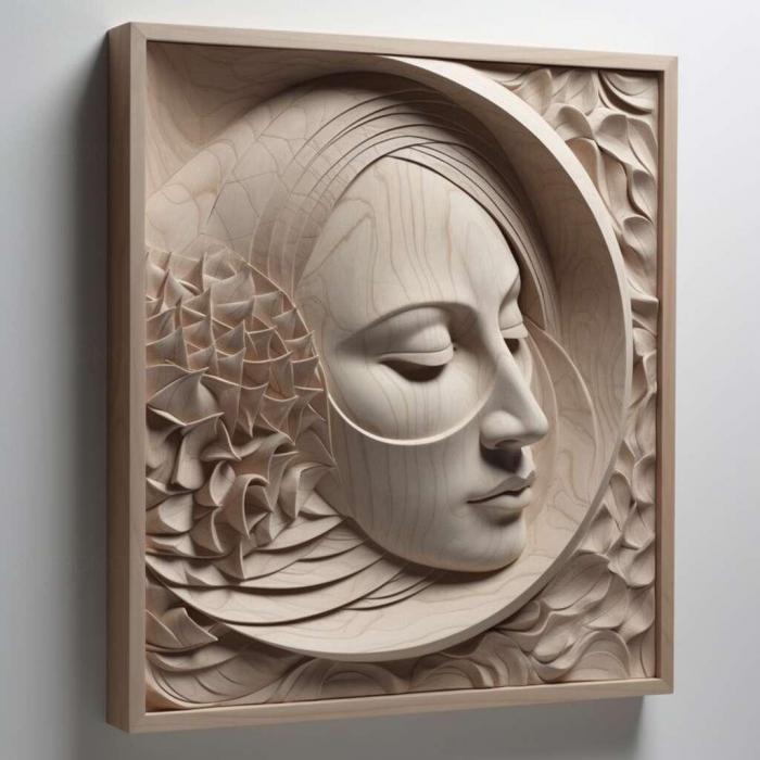 نموذج ثلاثي الأبعاد لآلة CNC 3D Art 